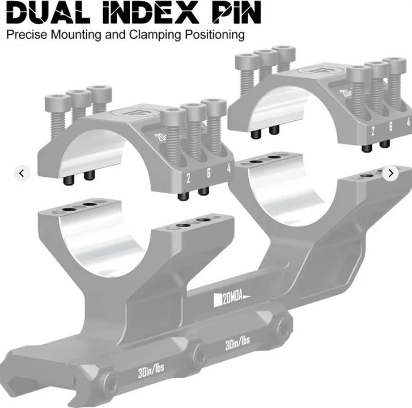 Heavy Duty Scope Mount  For Picatinny  Built-in 20 MOA
