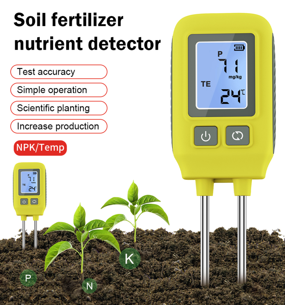 4 in 1 Soil Fertilizer Nutrient Detector NPK