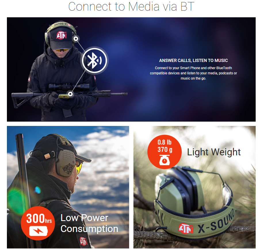 ATN X-SOUND HEARING PROTECTOR