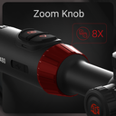 THOR 6 Elite Thermal Rifle scope, 3-24x, 640x512, 12μm, <15mk NETD, built-in LRF