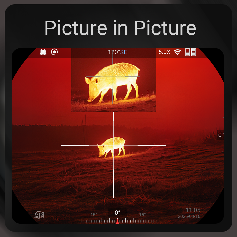 THOR 6 Elite Thermal Rifle scope, 3-24x, 640x512, 12μm, <15mk NETD, built-in LRF