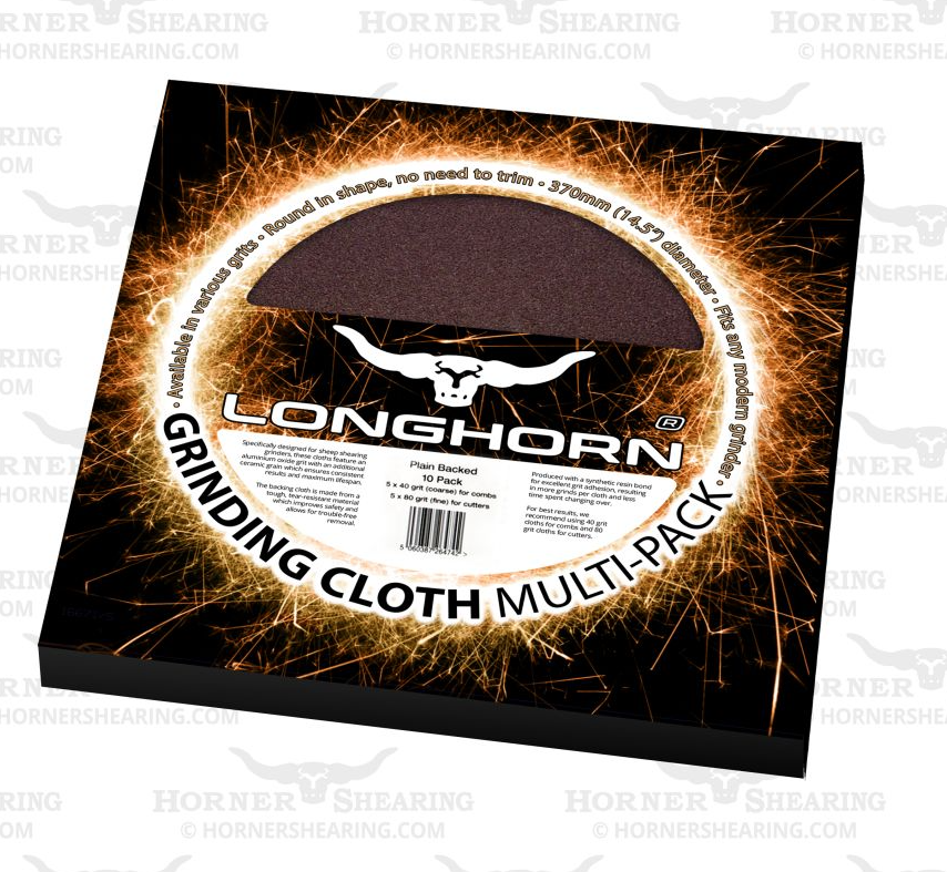 Longhorn Grinding Papers Multi-Pack - Plain Backed 10x