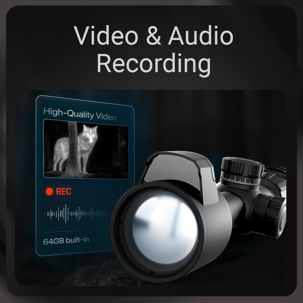 THOR 6 Elite Thermal Rifle scope, 2-16x, built-in LRF