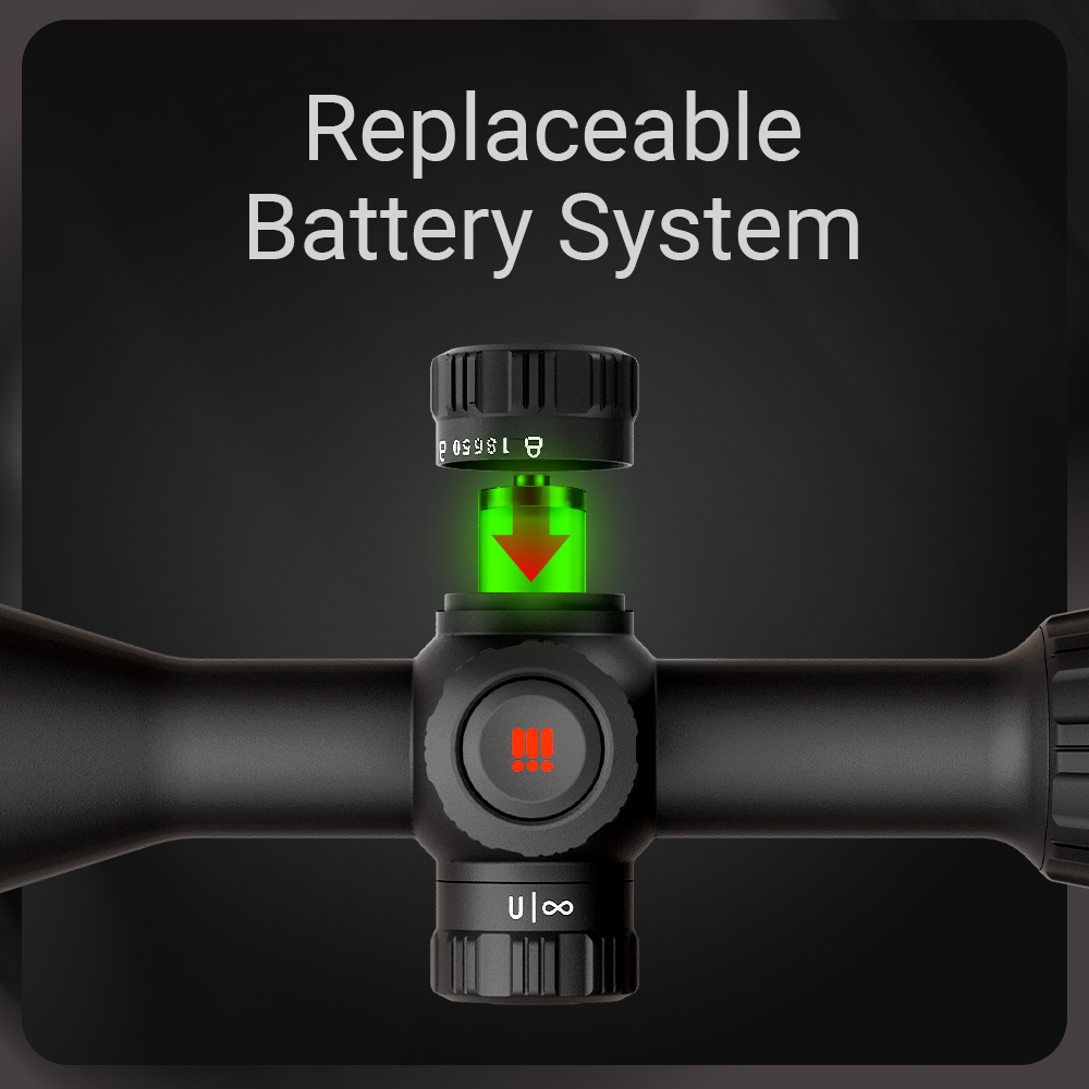 THOR 6 Elite Thermal Rifle scope, 2-16x, built-in LRF