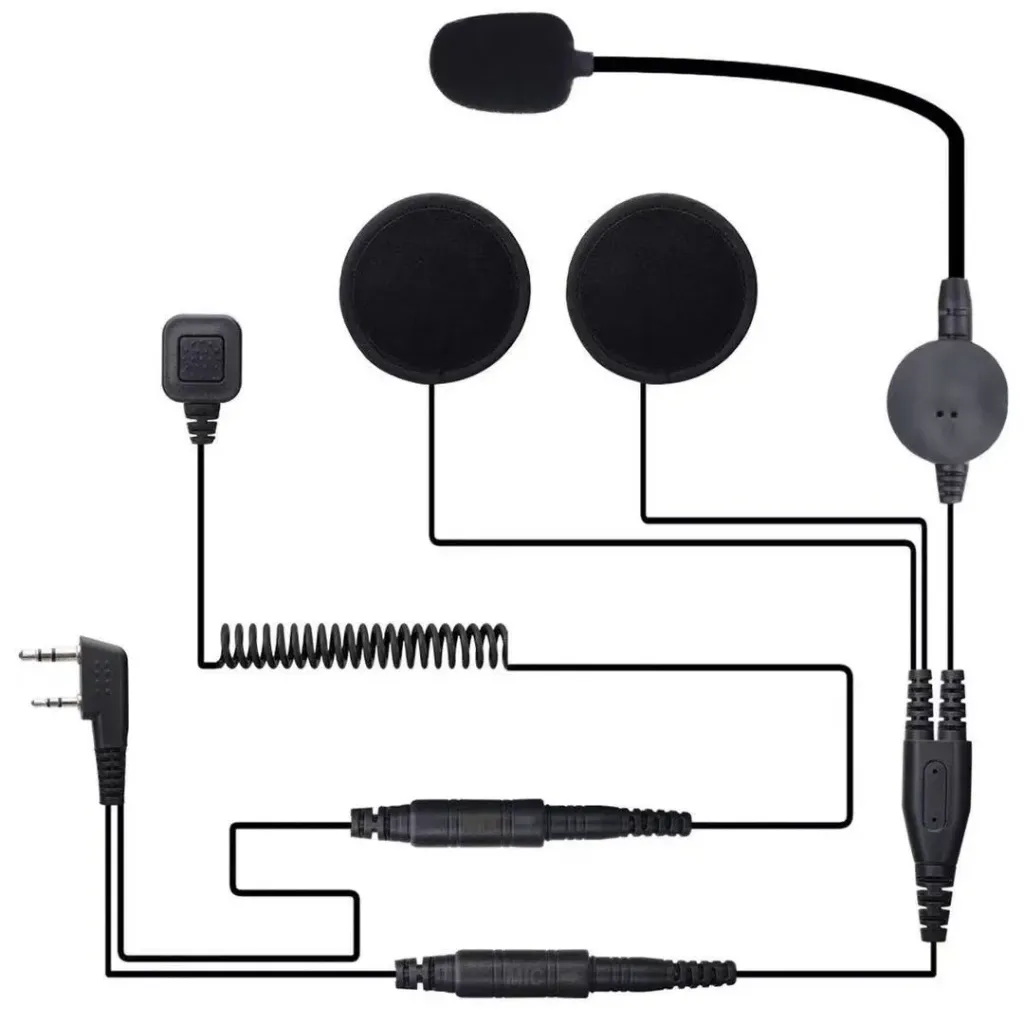 K-Plug Headset í hjálm